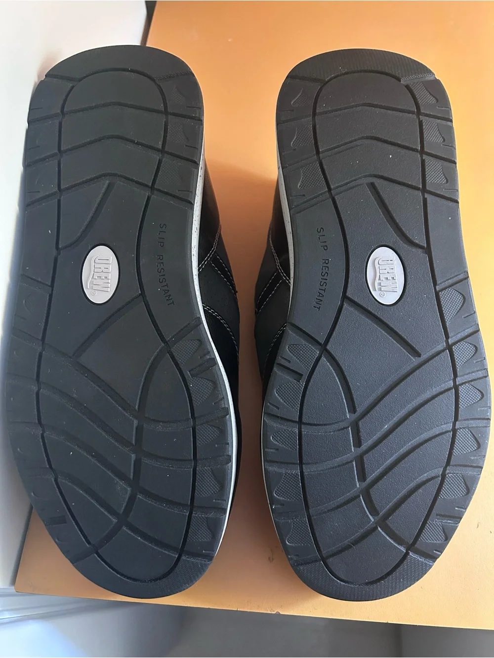 DREW Caleb Men's Slip-On Loafers, Gray & Black No hands diabetic, 10.5 6E